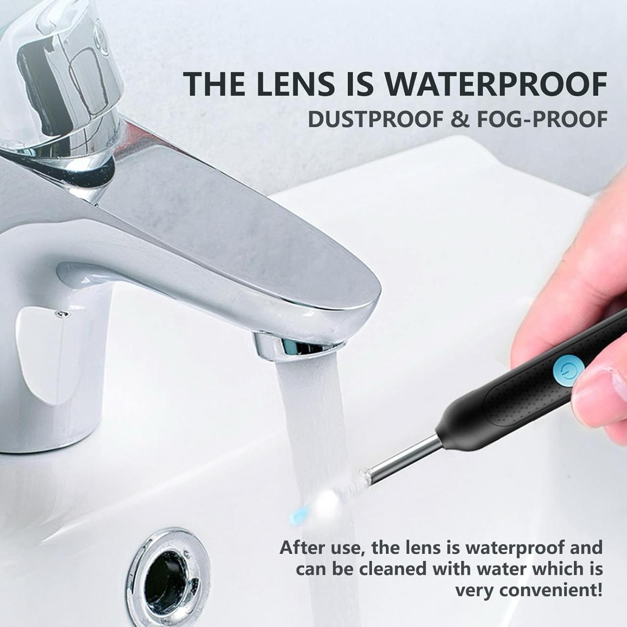Ear Wax Removal, Ear Cleaner with Camera, Ear Wax Removal Kit with 1080P, Camera Otoscope with Light