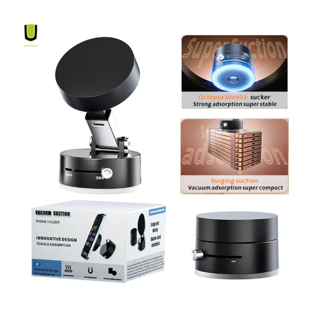 Magnetic Car Mobile Holder for Dashboard Vacuum Suction