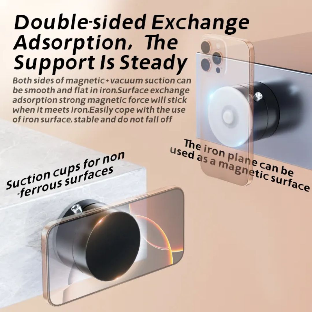 Magnetic Car Mobile Holder for Dashboard Vacuum Suction