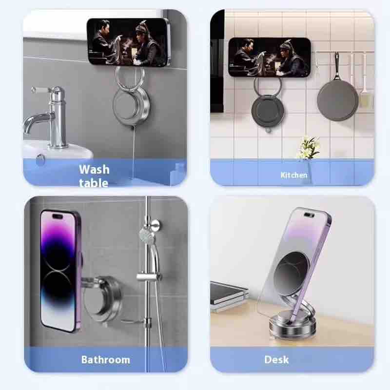 Magnetic Car & Multi Use Metalic Mobile Holder