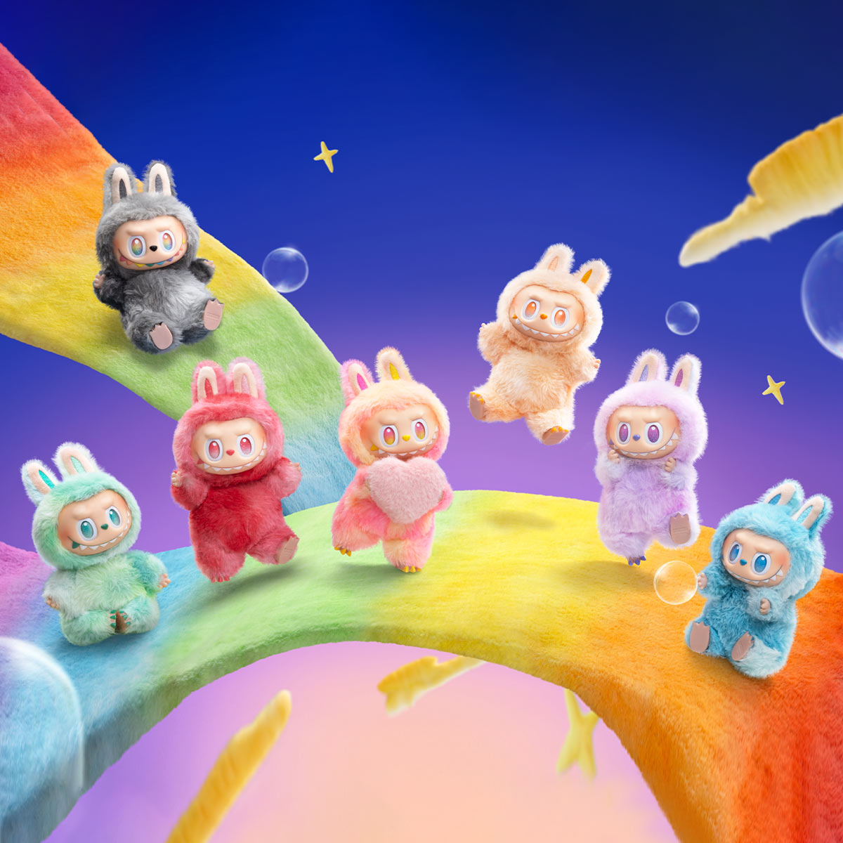 Labubu Doll Key Chain (Pop Mart) Pack Of 6 pieces Plush Pendant Blind Box Labubu Doll Key Chain (Pop Mart) Pack Of 6 pieces Plush Pendant Blind Box
