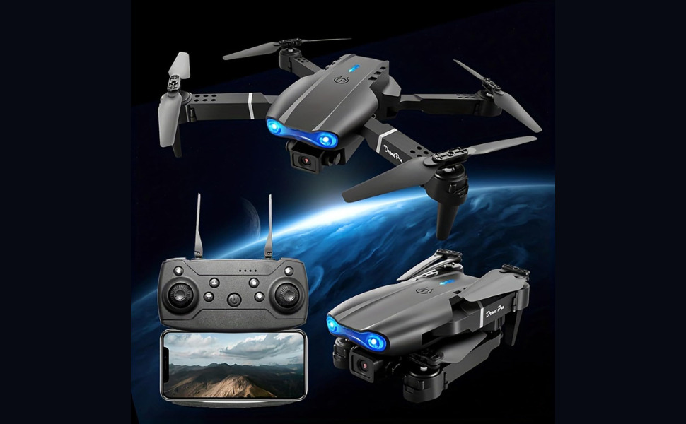 Drone with 4k Camera Foldable 1080P HD Drone with FPV Live Video, Smart Gestures Selfie