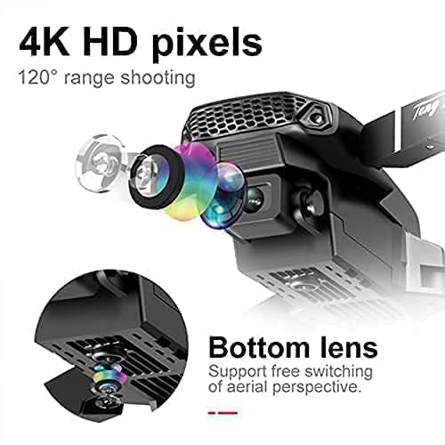 Drone with 4k Camera Foldable 1080P HD Drone with FPV Live Video, Smart Gestures Selfie