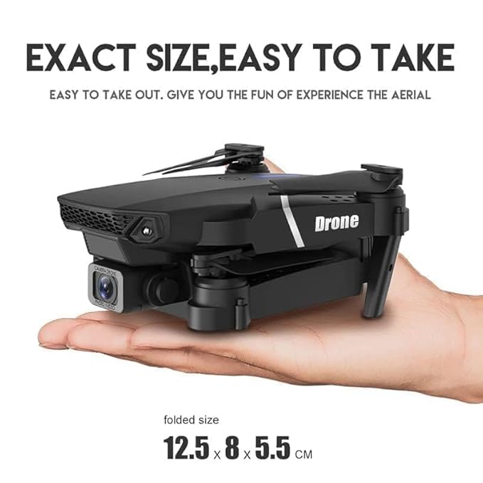Drone with 4k Camera Foldable 1080P HD Drone with FPV Live Video, Smart Gestures Selfie