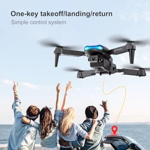 Drone with 4k Camera Foldable 1080P HD Drone with FPV Live Video, Smart Gestures Selfie