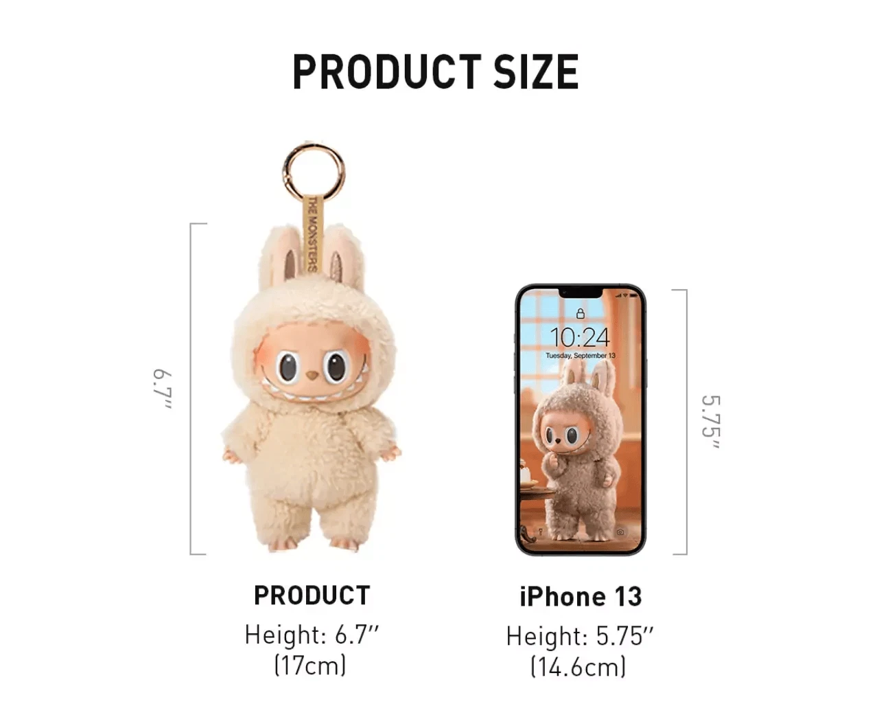 Labubu Doll Key Chain 1 Piece Plush Pendant Blind Box Labubu Doll Key Chain 1 Piece Plush Pendant Blind Box
