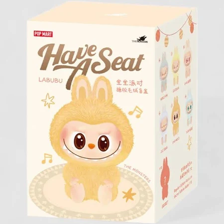 Labubu Have a seat Doll Key Chain Pack Of 1 piece Plush Pendant Blind Box Labubu Have a seat Doll Key Chain Pack Of 1 piece Plush Pendant Blind Box
